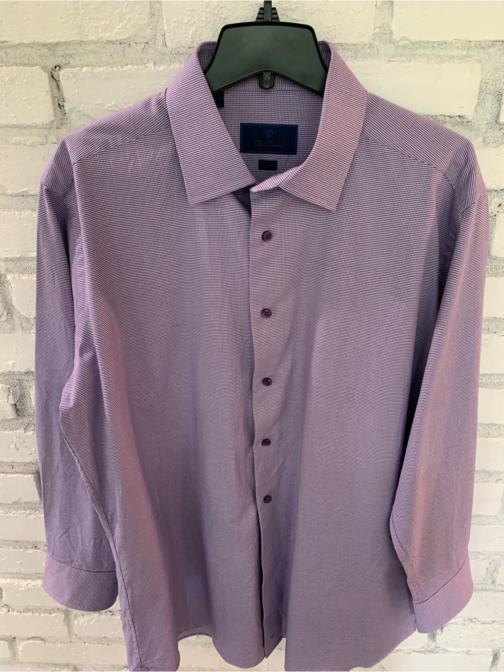 David Donahue Premium 100% Cotton Dress Shirt